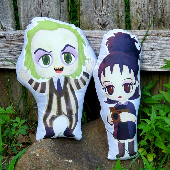 Evangelina's Closet Other - Beetlejuice and Lydia Pillow Pals. New.